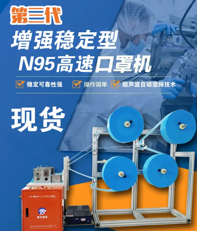 【新品發布】第三代增強穩定型N95高速口罩機，現貨發售