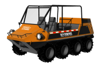 中小型水陸兩棲救援車（8×8，64KW，原地轉向）